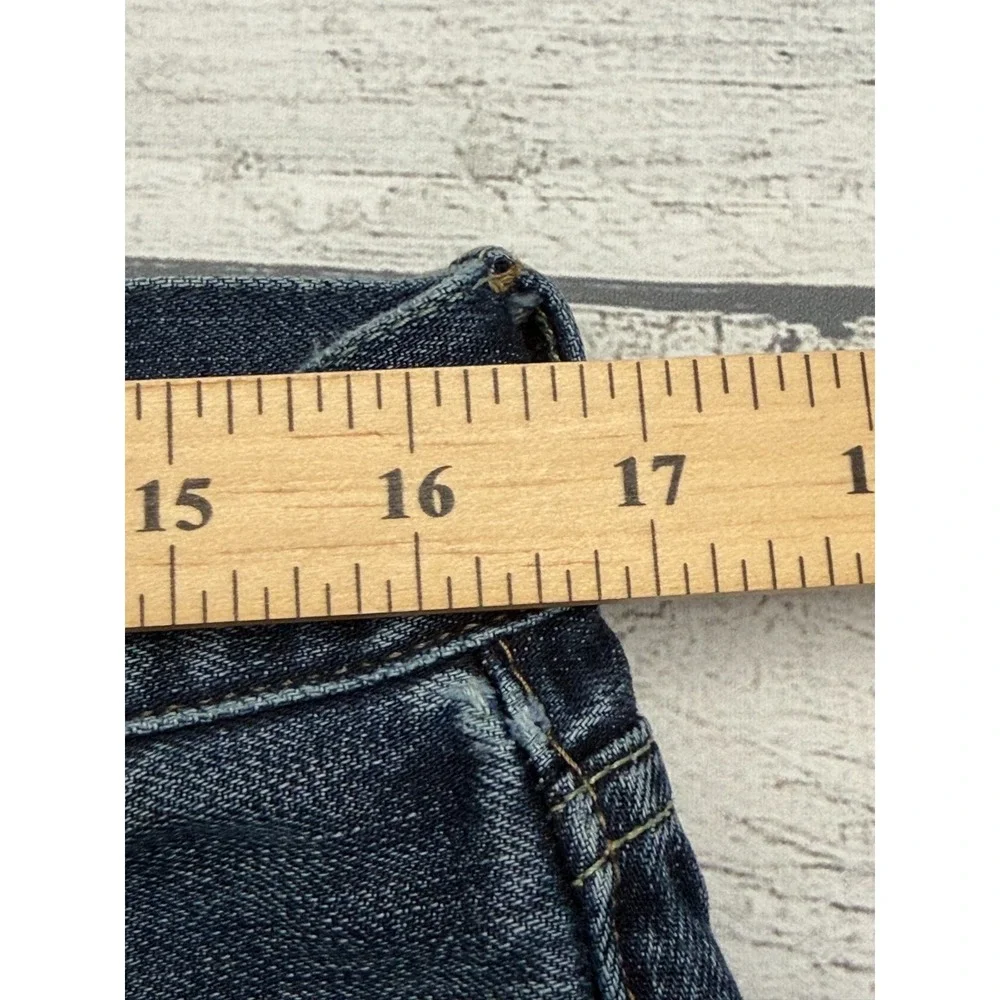 Polo Ralph Lauren Straight Jeans Mens 34x34 Blue Denim Relaxed Fit 5-Pocket Logo